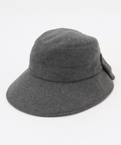 TOCCA（トッカ）の「RIBBON KNOT WOOLY BUCKETHAT バケットハット（ハット・レディース・アイボリー系/ライトグレー系/ブラック系・F）」の10枚目の写真