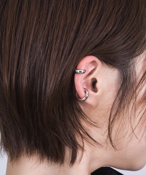 セール】【TOMWOOD】Ear Cuff Thick イヤーカフ シルバー ユニ