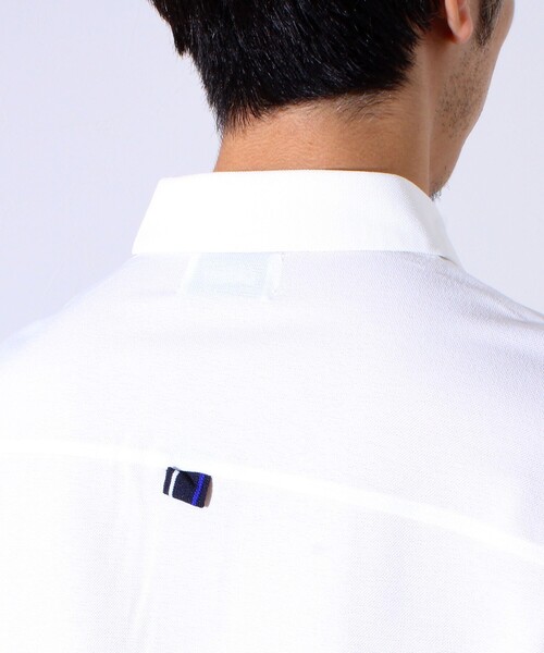 GLOSTER（グロスター）の「”速乾性・ストレッチ性・抗ピリング性・耐洗濯性” PERFECTEX ハイツイストカノコテープポロ（ポロシャツ・メンズ・ブラック/グレイッシュブルー/ホワイト・S/M/L）」の21枚目の写真