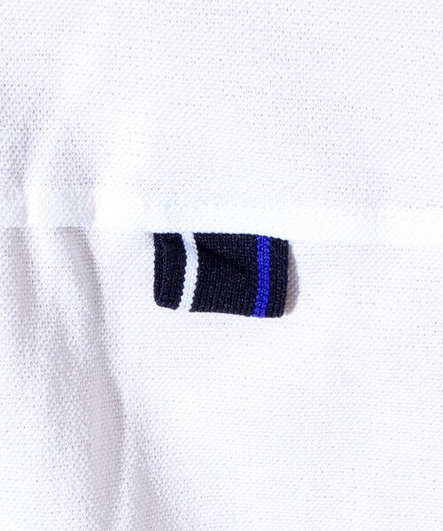 GLOSTER（グロスター）の「”速乾性・ストレッチ性・抗ピリング性・耐洗濯性” PERFECTEX ハイツイストカノコテープポロ（ポロシャツ・メンズ・ブラック/グレイッシュブルー/ホワイト・S/M/L）」の22枚目の写真