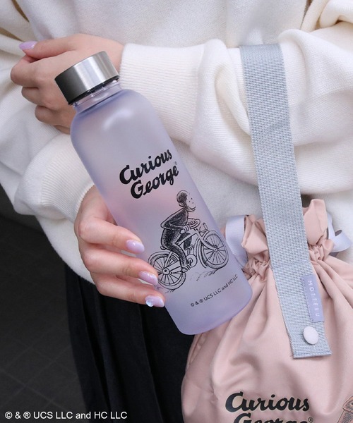 ACCOMMODE（アコモデ）の「【365Curious 】おさるのジョージ　フロストボトル（水筒・レディース・ブルー/クリア・FREE）」の12枚目の写真
