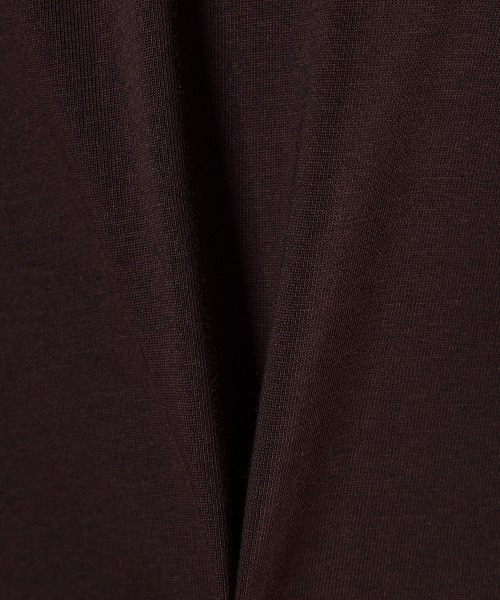 DOUBLE STANDARD CLOTHING(ダブルスタンダードクロージング)の「強撚カットアウトワンピース(ワンピース・レディース・ブラウン/オフホワイト・38/36)」の6枚目の写真