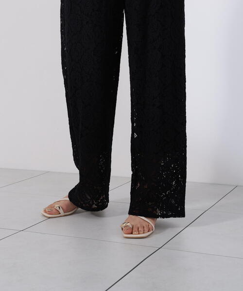 PROPORTION BODY DRESSING(プロポーションボディドレッシング)の「<E>レースワイドパンツ / 1215237700(その他パンツ・レディース・ブラック/ホワイト・SMALL/MEDIUM)」の12枚目の写真