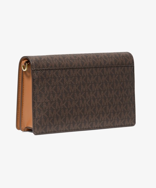 MICHAEL KORS(マイケルコース)の「JET SET クロスボディ ミディアム - MKシグネチャー(ショルダーバッグ・レディース・ブラウン系その他・FREE)」の4枚目の写真