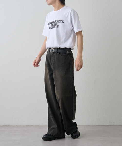 COLONY 2139（コロニートゥーワンスリーナイン）の「FIND YOUR カスレプリントTEE（Tシャツ/カットソー・メンズ・ブラック/ネイビー/ホワイト・MEDIUM/LARGE）」の21枚目の写真