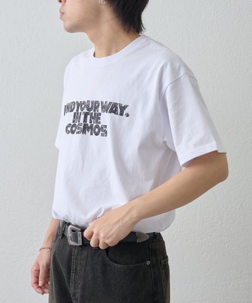 COLONY 2139（コロニートゥーワンスリーナイン）の「FIND YOUR カスレプリントTEE（Tシャツ/カットソー・メンズ・ブラック/ネイビー/ホワイト・MEDIUM/LARGE）」の9枚目の写真