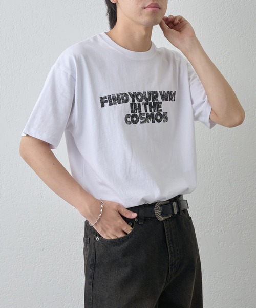 COLONY 2139（コロニートゥーワンスリーナイン）の「FIND YOUR カスレプリントTEE（Tシャツ/カットソー・メンズ・ブラック/ネイビー/ホワイト・MEDIUM/LARGE）」の11枚目の写真