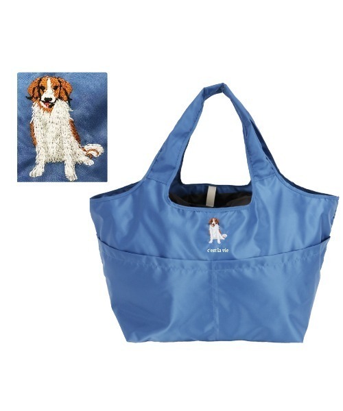 セール】アニマル刺繍/カゴラクエコバッグ（エコバッグ/サブ