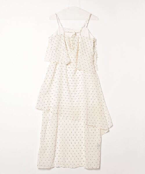 FREE STYLISTS(フリー スタイリスト)の「YUGA_YGMC Layered camisole dress(ワンピース・レディース・ブラック/ダークグレー/ライトグレー/オフホワイト・M/S)」の5枚目の写真