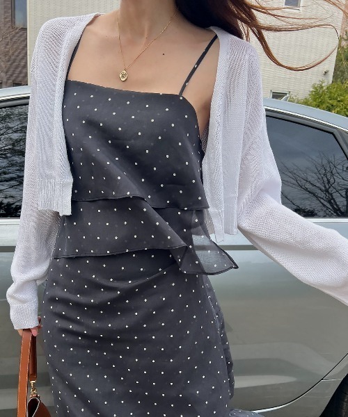 FREE STYLISTS(フリー スタイリスト)の「YUGA_YGMC Layered camisole dress(ワンピース・レディース・ブラック/ダークグレー/ライトグレー/オフホワイト・M/S)」の19枚目の写真