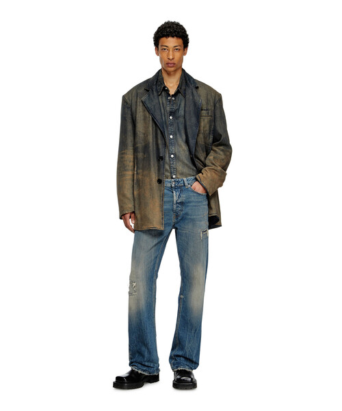 DIESEL(ディーゼル)の「メンズ デニムパンツ RELAXED 1980 D-EEPER L.30(デニムパンツ・メンズ・インディゴブルー・30inch/28inch/36inch/34inch/32inch/26inch)」の2枚目の写真