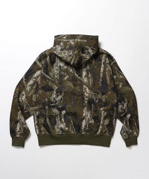 BEN DAVIS（ベンデイビス）の「【BEN DAVIS（ベンデイビス）】 JAGGED LOGO ZIP HOODIE /パーカー ジップパーカー ダブルジップ 短丈 刺繍 裏起毛（パーカー・メンズ・ブラック/アッシュグレー/その他1・X-LARGE/LARGE/MEDIUM）」の18枚目の写真