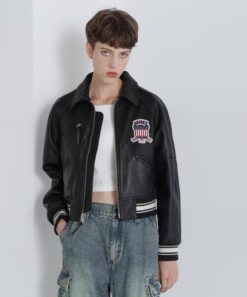 WOMAN/直営店限定》LIGHT SIGNATURE VARSITY JACKET/ライト