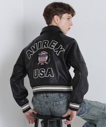 AVIREX(ABbNX)́sWOMAN/cXtLIGHT SIGNATURE VARSITY JACKET/CgVOl`[ o[VeB[WPbg(X^W)