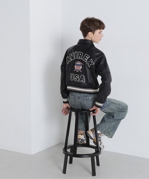 WOMAN/直営店限定》LIGHT SIGNATURE VARSITY JACKET/ライト