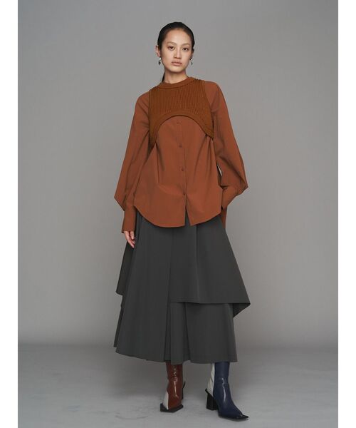 UN3D.（アンスリード）の「SQUARE EDGE POINTED BOOTS / スクエアエッジポインテッドブーツ（ブーツ・レディース・その他1/ブラック・38/37/36）」の14枚目の写真