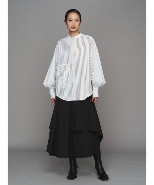 UN3D.（アンスリード）の「SQUARE EDGE POINTED BOOTS / スクエアエッジポインテッドブーツ（ブーツ・レディース・その他1/ブラック・38/37/36）」の16枚目の写真