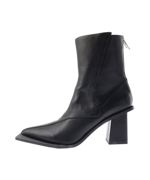 UN3D.（アンスリード）の「SQUARE EDGE POINTED BOOTS / スクエアエッジポインテッドブーツ（ブーツ・レディース・その他1/ブラック・38/37/36）」の18枚目の写真