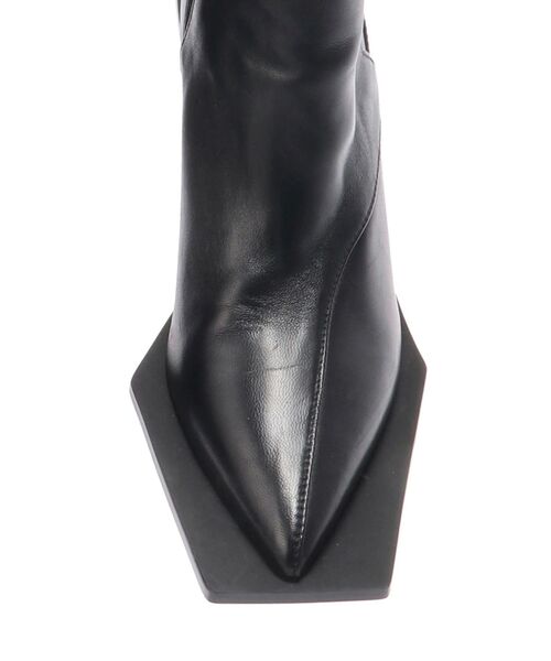 セール】SQUARE EDGE POINTED BOOTS / スクエアエッジポインテッド
