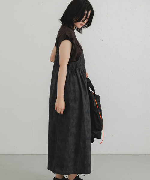 EKAL（エカル）の「『UR TECH』 ナイロンタッサーキャミワンピース（ワンピース・レディース・ベージュ系その他/ブラック系その他・ONE）」の3枚目の写真