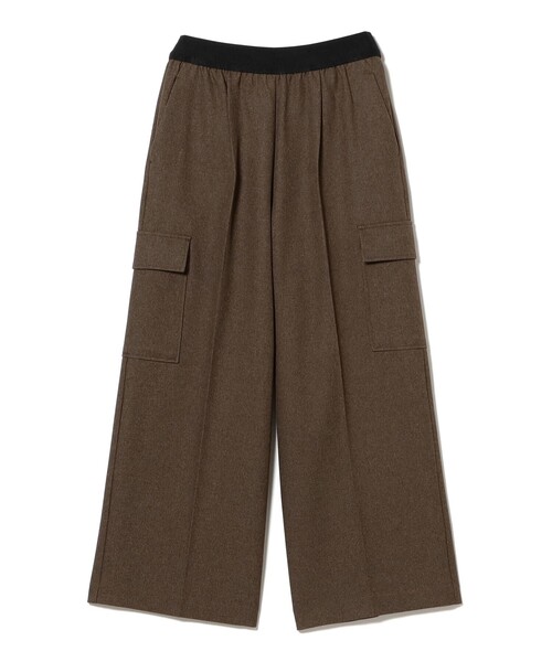 B:MING by BEAMS（ビーミングバイビームス）の「ウールライク カーゴパンツ（S～L）（カーゴパンツ・レディース・ブラウン/ブラック/グレー・SMALL/MEDIUM/LARGE）」の18枚目の写真