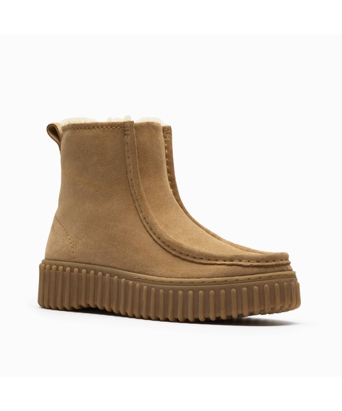 Clarks(クラークス)の「Torhill Cozy / トーヒルコージー(ライトタンラインド)(ブーツ・レディース・ライトブラウン・UK5/UK3/UK4.5/UK3.5/UK5.5/UK4/UK6)」の4枚目の写真