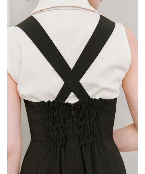 SNIDEL(スナイデル)の「タイトジャンスカ(ジャンパースカート・レディース・オフホワイト/チャコールグレー/ブラック・0/1)」の19枚目の写真