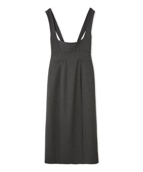 スナイデル　タイトジャンスカ　グレー タイトジャンスカ（ジャンパースカート）｜SNIDEL（スナイデル）の