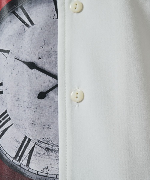 SHAREEF（シャリーフ）の「【SHAREEF】APPLE×YUSHITESSEN SH（シャツ/ブラウス・メンズ・ホワイト/ブラック・1/2）」の11枚目の写真