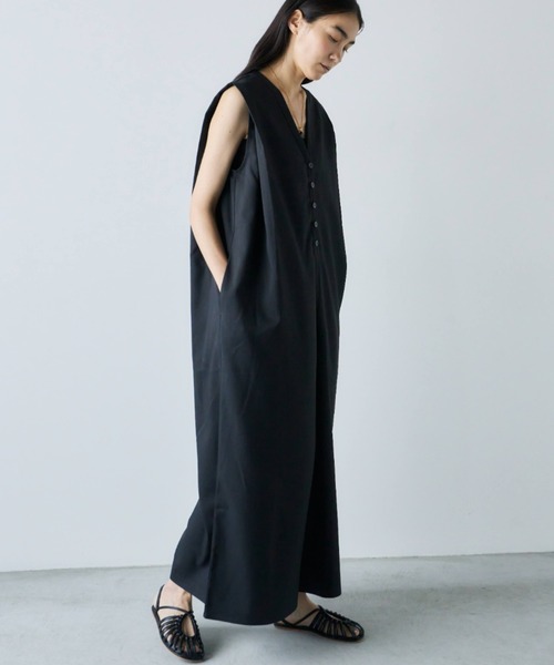 FRAMeWORKフレームワーク　Ｖネックオールインワン FRAMeWORK（フレームワーク）の「Vネックオールインワン（つなぎ