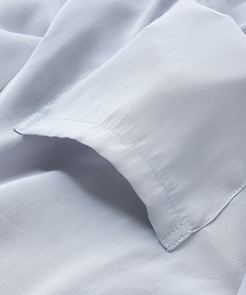 LOVETOXIC（ラブトキシック）の「シアーシャツJKセットアップ（セットアップ・キッズ・サックスブルー/チャコール・130cm/M:150cm/L:160cm/S:140cm）」の6枚目の写真