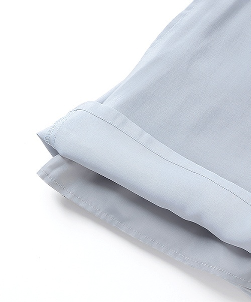 LOVETOXIC（ラブトキシック）の「シアーシャツJKセットアップ（セットアップ・キッズ・サックスブルー/チャコール・130cm/M:150cm/L:160cm/S:140cm）」の12枚目の写真