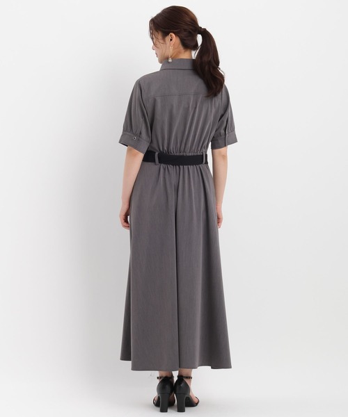 Andemiu(アンデミュウ)の「ポケットシャツワンピース583413(ワンピース・レディース・グレー/ネイビー/ベージュ・FREE)」の13枚目の写真