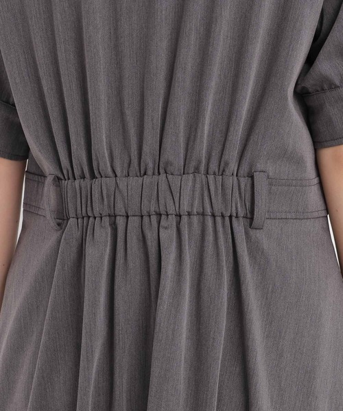 Andemiu(アンデミュウ)の「ポケットシャツワンピース583413(ワンピース・レディース・グレー/ネイビー/ベージュ・FREE)」の21枚目の写真