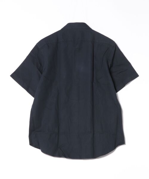 m.f.editorial(エムエフエディトリアル)の「【綿100%】m.f.エディトリアル メンズ ドビー ボタンダウン半袖シャツ(シャツ/ブラウス・メンズ・ネイビー/ホワイト・MEDIUM/X-LARGE/LARGE)」の3枚目の写真