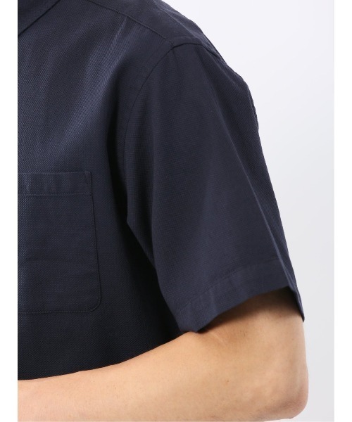 m.f.editorial(エムエフエディトリアル)の「【綿100%】m.f.エディトリアル メンズ ドビー ボタンダウン半袖シャツ(シャツ/ブラウス・メンズ・ネイビー/ホワイト・MEDIUM/X-LARGE/LARGE)」の22枚目の写真