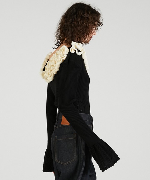 PRANK PROJECT（プランクプロジェクト）の「フリルニットボディスーツ