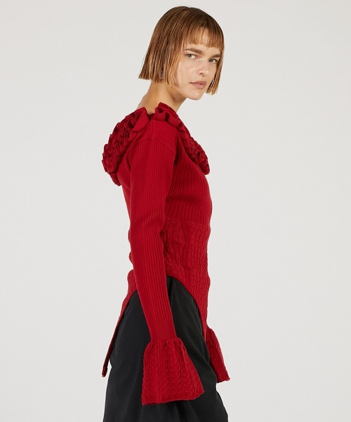 PRANK PROJECT（プランクプロジェクト）の「フリルニットボディスーツ