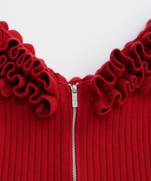 フリルニットボディスーツ / Frill Knit Bodysuit（その他トップス