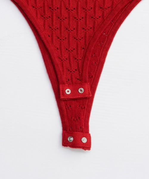 PRANKPROJECT Frill Knit Bodysuit フリルニット フリルニットボディスーツ / Frill Knit Bodysuit（その他トップス