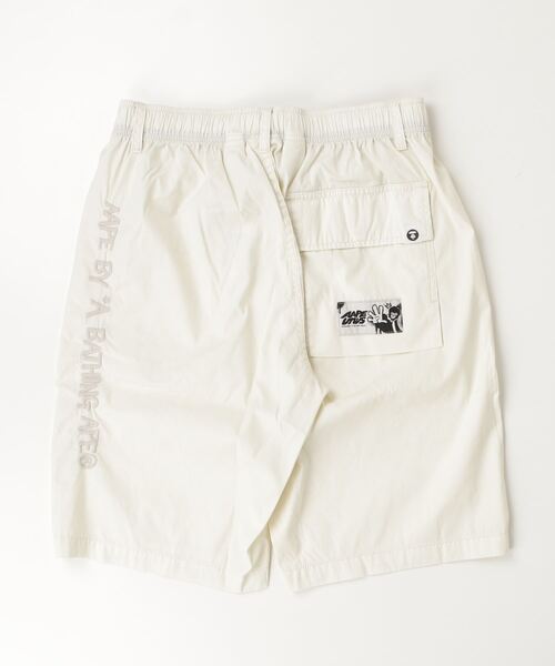 AAPE BY A BATHING APE(エーエイプバイアベイシングエイプ)の「AAPE WOVEN SHORTS(その他パンツ・メンズ・アイボリー/ライトブラック・X-LARGE/SMALL/LARGE/MEDIUM)」の11枚目の写真