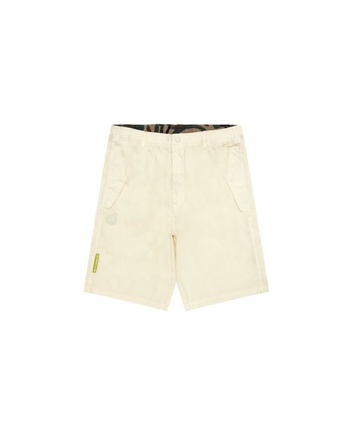 AAPE BY A BATHING APE(エーエイプバイアベイシングエイプ)の「AAPE WOVEN SHORTS(その他パンツ・メンズ・アイボリー/ライトブラック・X-LARGE/SMALL/LARGE/MEDIUM)」の2枚目の写真