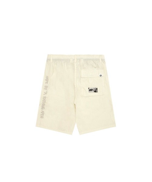 AAPE BY A BATHING APE(エーエイプバイアベイシングエイプ)の「AAPE WOVEN SHORTS(その他パンツ・メンズ・アイボリー/ライトブラック・X-LARGE/SMALL/LARGE/MEDIUM)」の7枚目の写真
