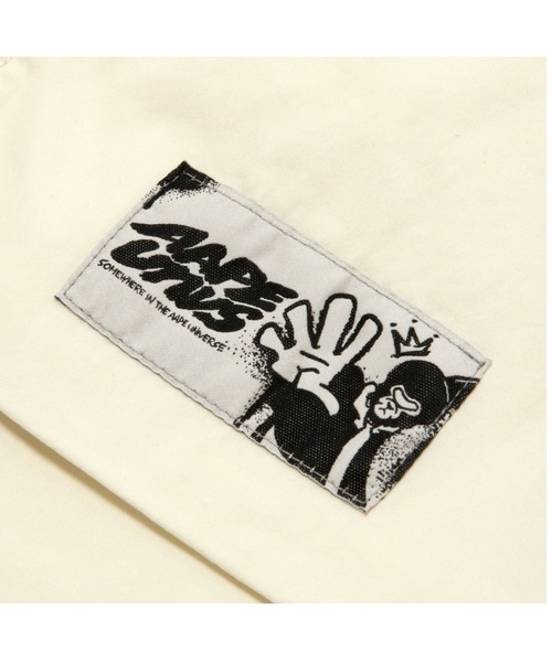 AAPE BY A BATHING APE(エーエイプバイアベイシングエイプ)の「AAPE WOVEN SHORTS(その他パンツ・メンズ・アイボリー/ライトブラック・X-LARGE/SMALL/LARGE/MEDIUM)」の10枚目の写真