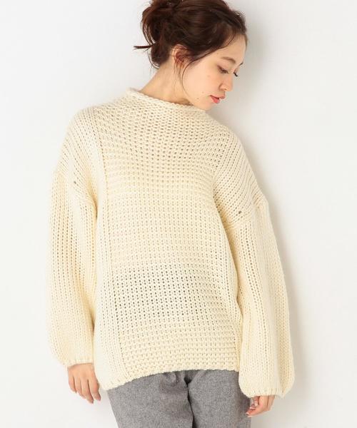 Another Edition(アナザーエディション)の「★★ロービングニットプルオーバー/ AEBC W/ACロービングPO◆(ニット/セーター・レディース・オフホワイト/ネイビー・フリー)」の14枚目の写真