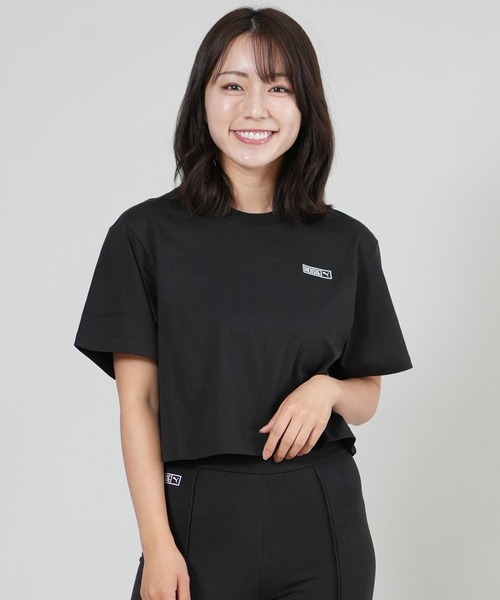 PUMA(プーマ)の「PUMA/プーマ PUMA X ROSE RELAXED TEE Tシャツ ショート丈 633806(Tシャツ/カットソー・レディース・ブラック/アイボリー・XS/S)」の6枚目の写真