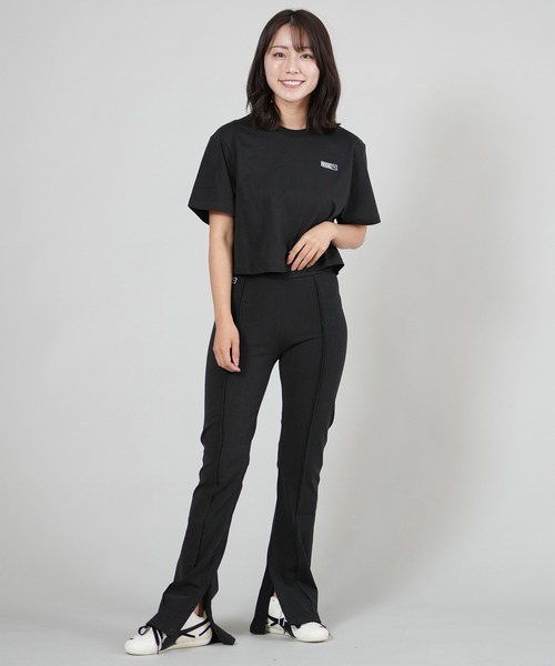 PUMA(プーマ)の「PUMA/プーマ PUMA X ROSE RELAXED TEE Tシャツ ショート丈 633806(Tシャツ/カットソー・レディース・ブラック/アイボリー・XS/S)」の13枚目の写真