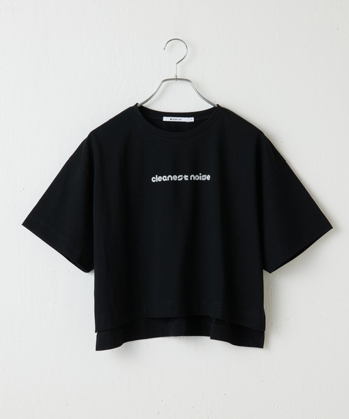 COLONY 2139(コロニートゥーワンスリーナイン)の「cleanestワイドクロップドTシャツ(Tシャツ/カットソー・レディース・ローズ/ブラック/ホワイト/ライトグレー・FREE)」の1枚目の写真