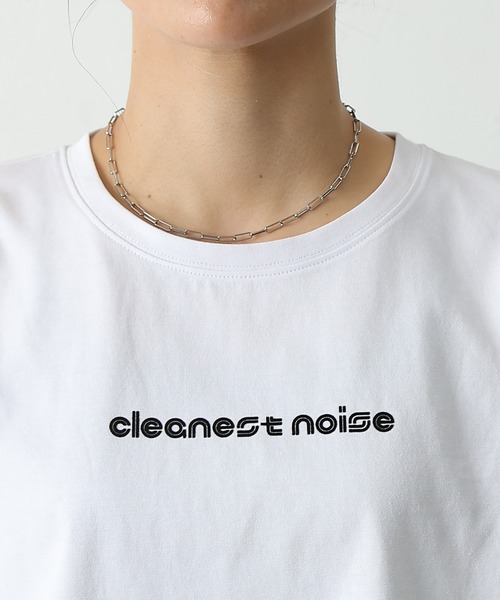 COLONY 2139(コロニートゥーワンスリーナイン)の「cleanestワイドクロップドTシャツ(Tシャツ/カットソー・レディース・ローズ/ブラック/ホワイト/ライトグレー・FREE)」の15枚目の写真