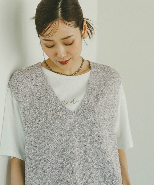 セール】テープヤーンベスト＊半袖Tシャツ/575209（Tシャツ/カットソー